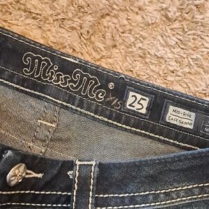 Miss Me Dark Blue Denim Jeans